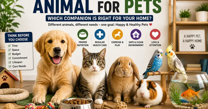 Animal for Pets: Which Companion Is Right for Your Home?