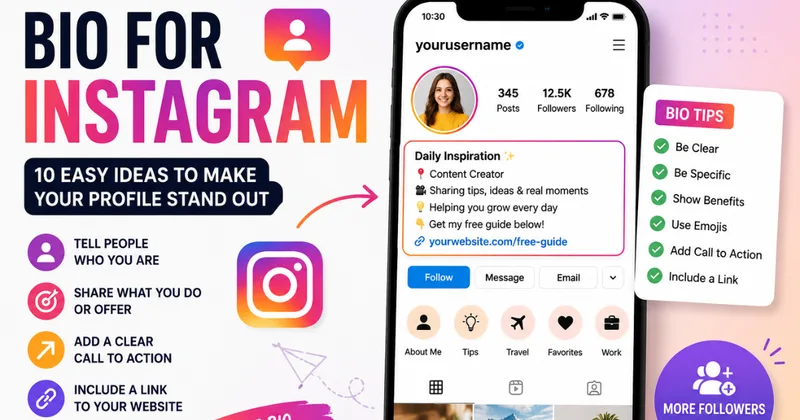 Bio for Instagram: 10 Easy Ideas to Make Your Profile Stand Out