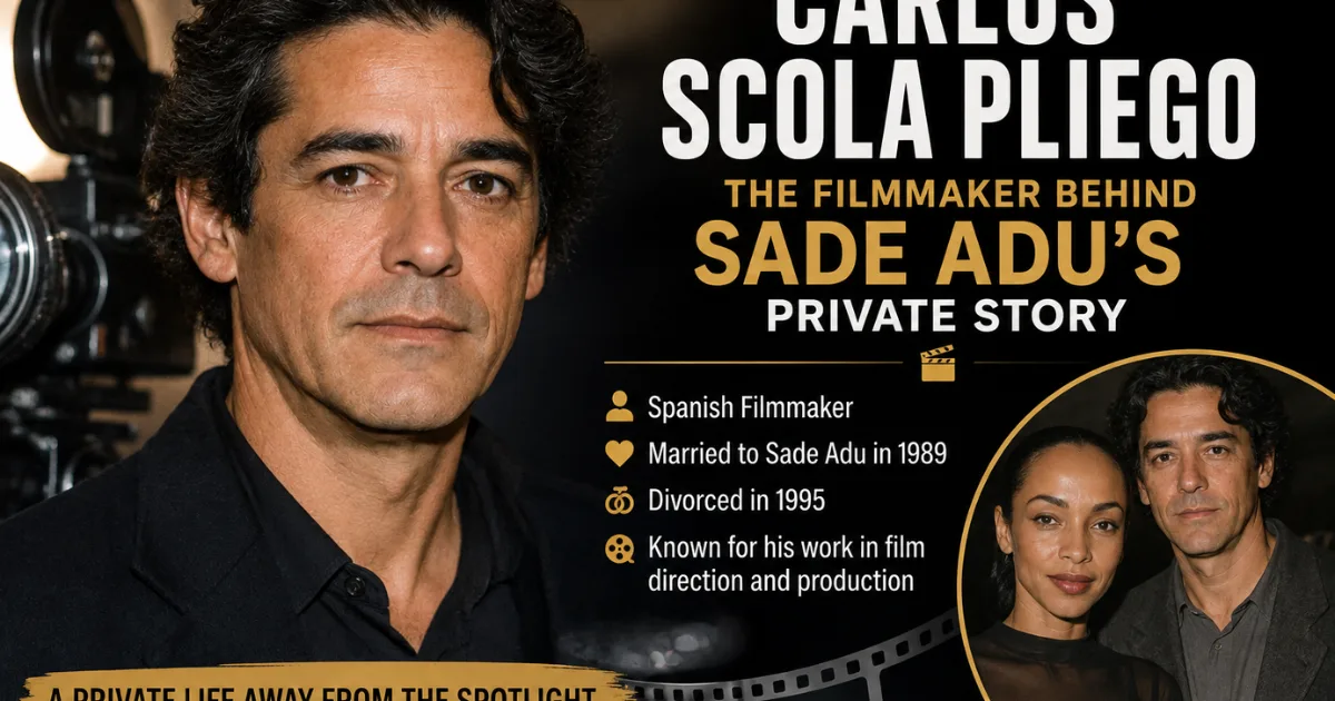Carlos Scola Pliego: The Private Filmmaker Behind Sade Adu’s Story