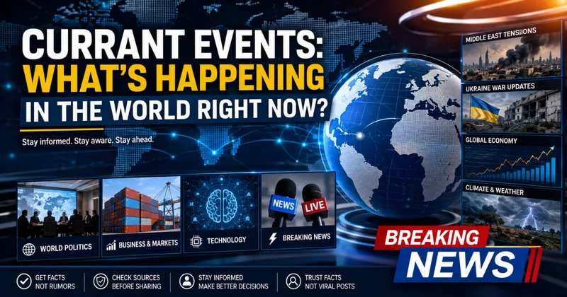 Currant Events: What Is Happening in the World Right Now?