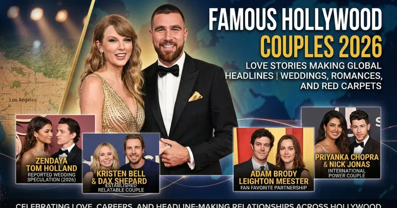 Famous Hollywood Couples 2026: The Love Stories Everyone Is Watching