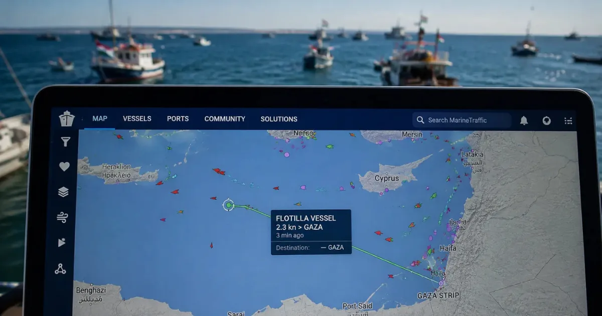 Flotilla Tracker: How to Follow Gaza Fleet Updates