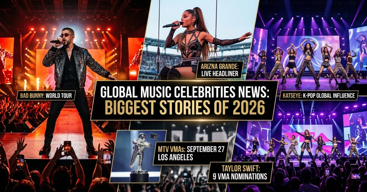 Global Music Celebrities News: The Biggest Music Stories Around the World
