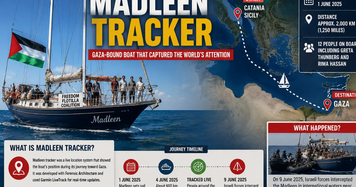 Madleen Tracker: What Happened to the Gaza-Bound Boat?