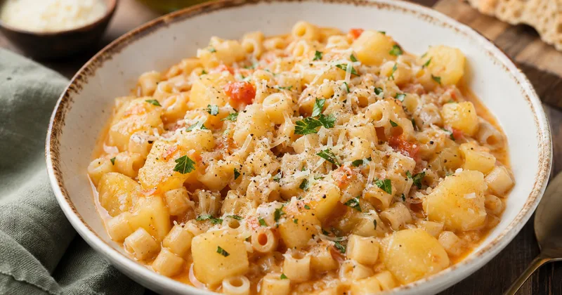 Pasta e Patate Recipe: The Cozy Italian Dish Everyone Loves