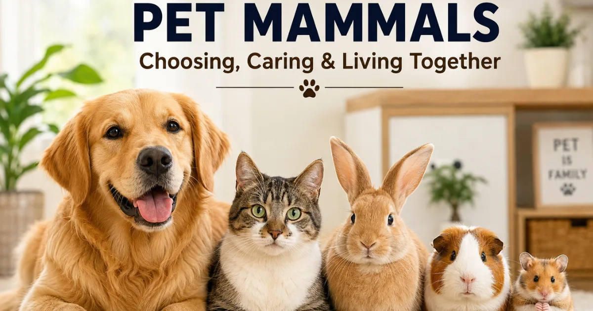Pet Mammals: What You Should Know Before Choosing One