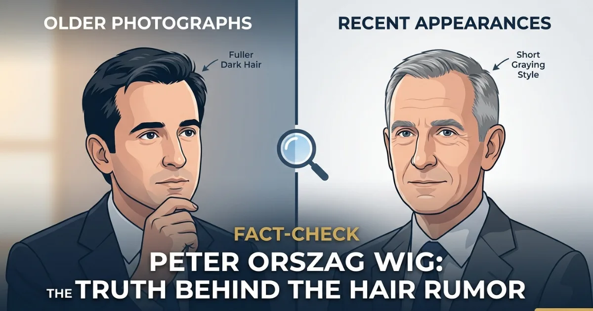Peter Orszag Wig: The Truth Behind the Hair Rumor