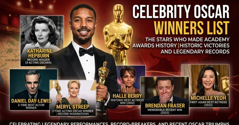Celebrity Oscar Winners List: The Stars Who Made Oscar History