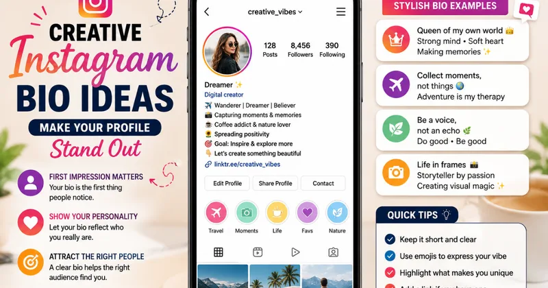 Creative Instagram Bio Ideas to Make Your Profile Stand Out