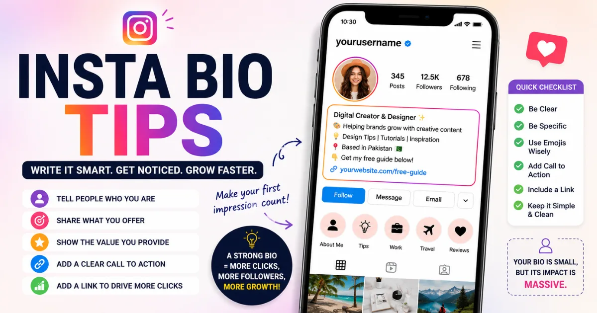 Insta Bio Tips: What to Write to Make Your Profile Stand Out