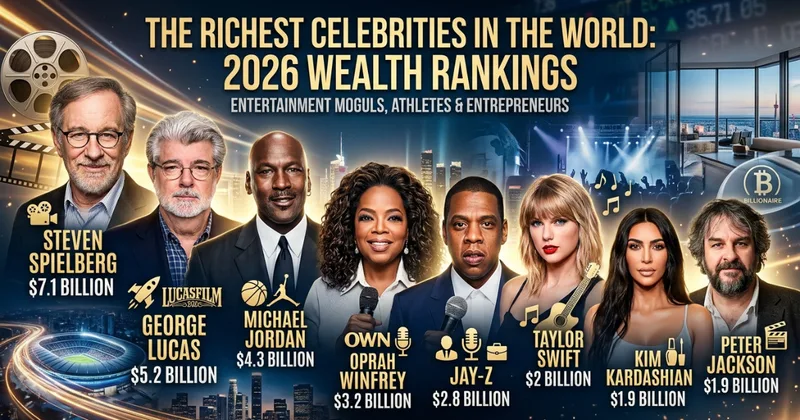 Richest celebrities in the world: Who Has the Biggest Fortune in 2026?